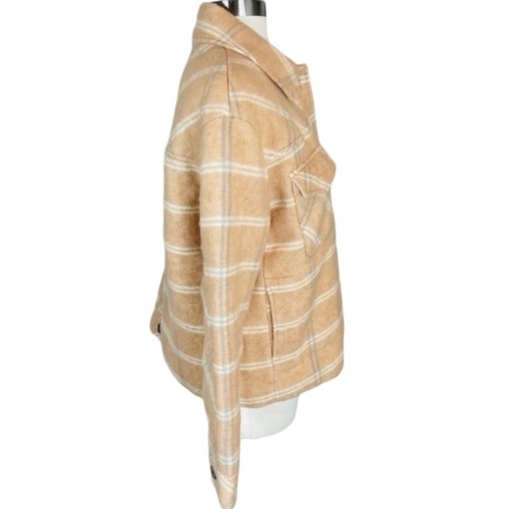 Samsoe Samsoe NEW XS Leonie Plaid Barn Coat Jacket Wool Blend $325 Nordstrom - Picture 9 of 15